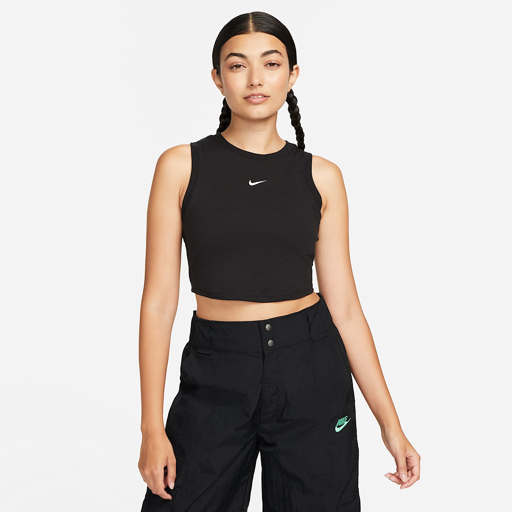 Nike Sportswear Chill Knit Women's Tight Cropped Mini-Rib Tank Top